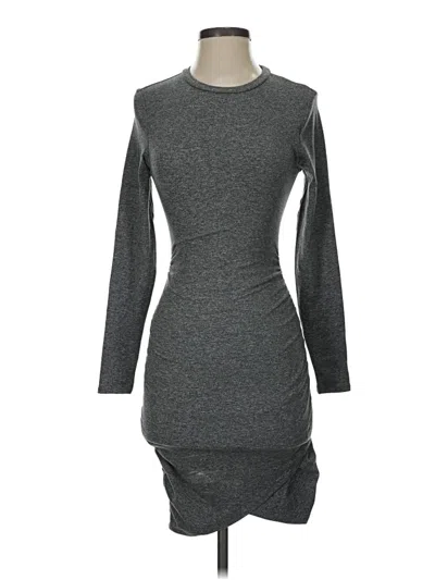 Pre-owned Express Casual Dress In Gray