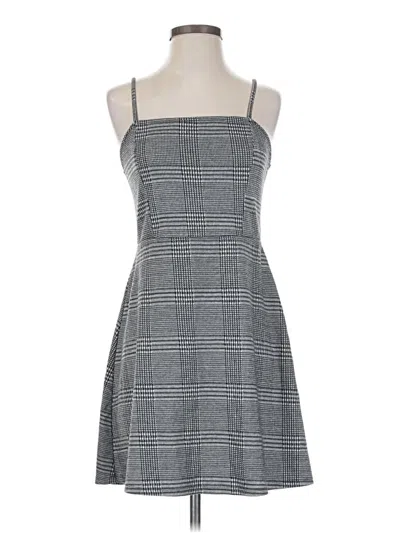 Pre-owned Express Casual Dress In Gray