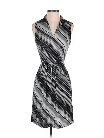Pre-owned Express Casual Dress In Gray