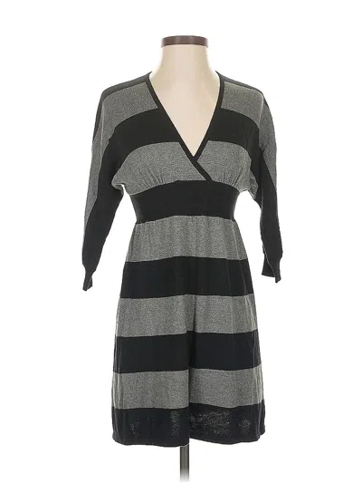 Pre-owned Express Casual Dress In Gray