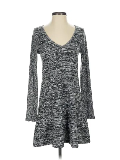 Pre-owned Express Casual Dress In Gray