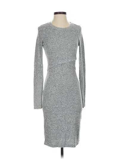 Pre-owned Express Casual Dress In Gray