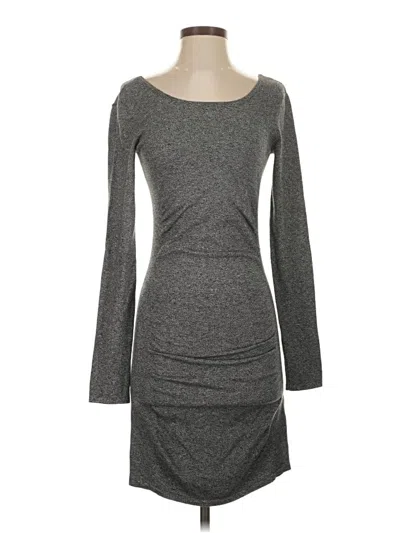Pre-owned Express Casual Dress In Gray