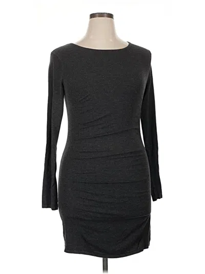 Pre-owned Express Casual Dress In Gray