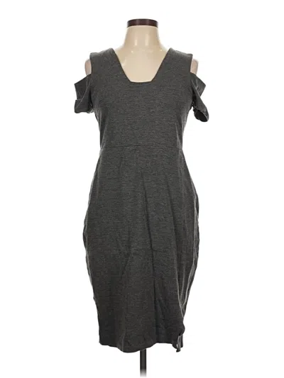 Pre-owned Express Casual Dress In Gray