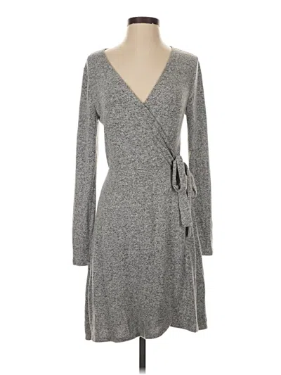 Pre-owned Express Casual Dress In Gray