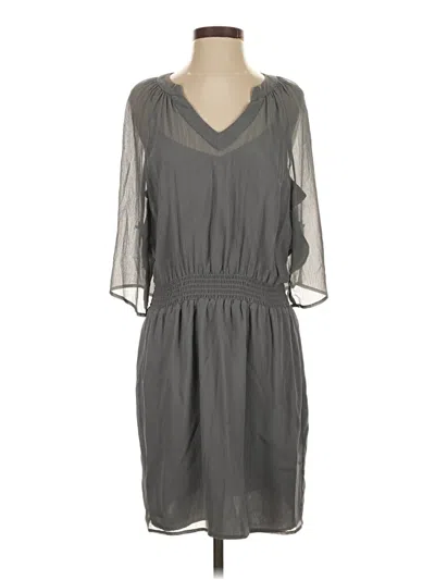 Pre-owned Express Casual Dress In Gray