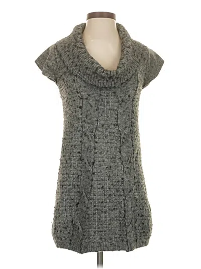 Pre-owned Express Casual Dress In Gray