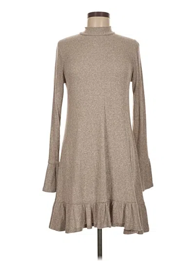 Pre-owned Express Casual Dress In Gray