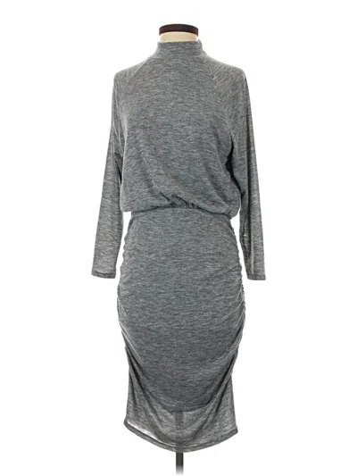 Pre-owned Express Casual Dress In Gray