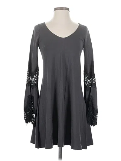 Pre-owned Express Casual Dress In Gray
