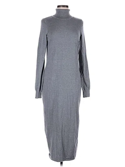 Pre-owned Express Casual Dress In Gray