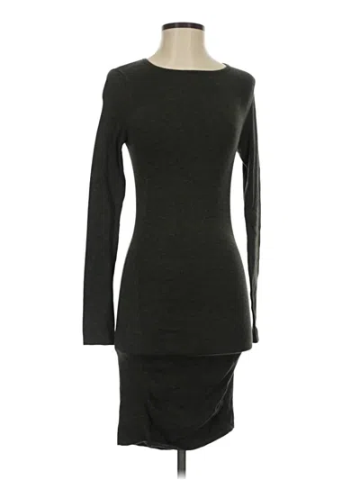 Pre-owned Express Casual Dress In Gray