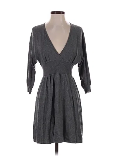Pre-owned Express Casual Dress In Gray