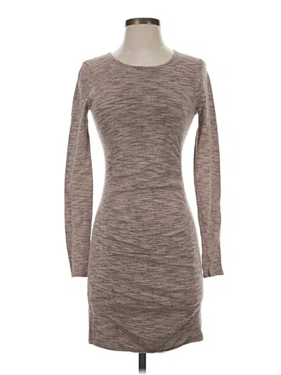Pre-owned Express Casual Dress In Gray