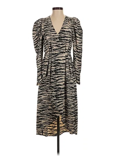 Pre-owned Express Casual Dress In Gray