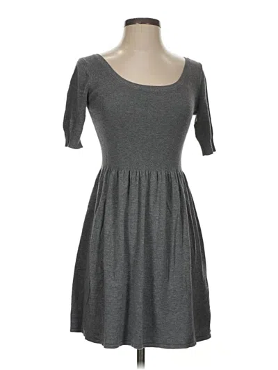 Pre-owned Express Casual Dress In Gray