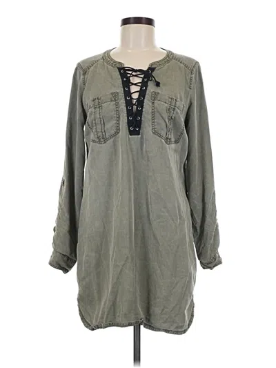 Pre-owned Express Casual Dress In Gray