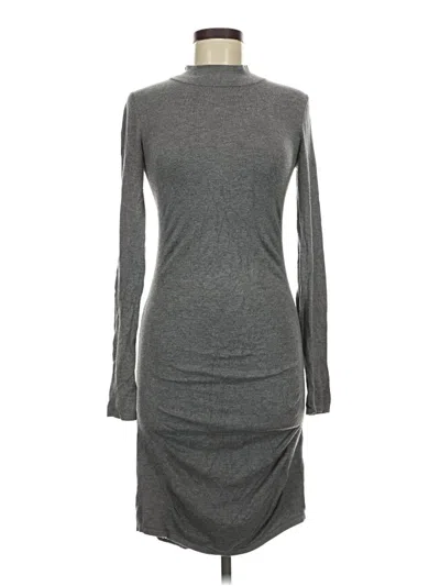 Pre-owned Express Casual Dress In Gray