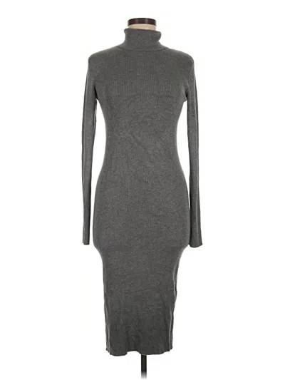 Pre-owned Express Casual Dress In Gray