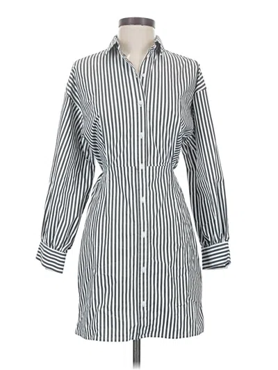 Pre-owned Express Casual Dress In Gray