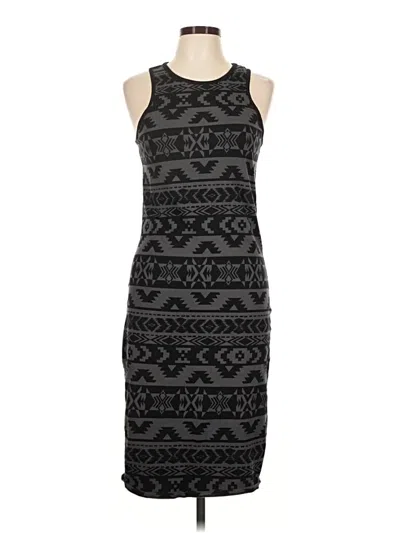 Pre-owned Express Casual Dress In Gray
