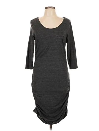 Pre-owned Express Casual Dress In Gray