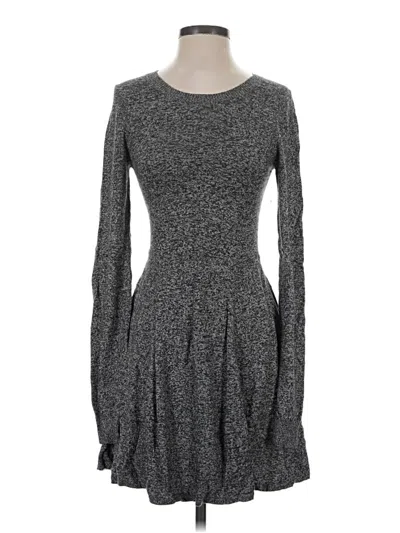Pre-owned Express Casual Dress In Gray