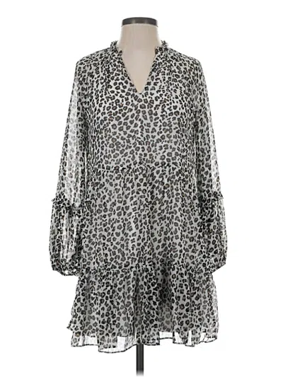 Pre-owned Express Casual Dress In Gray