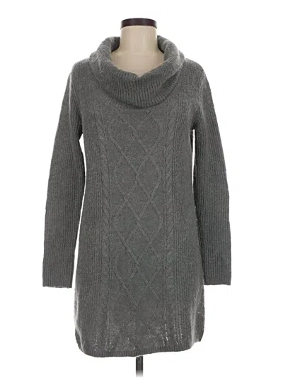 Pre-owned Express Casual Dress In Gray