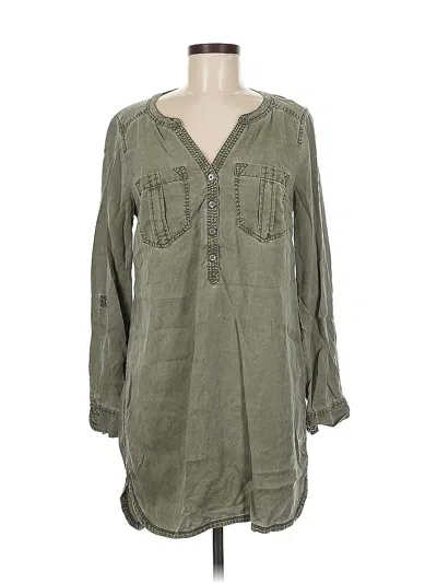 Pre-owned Express Casual Dress In Green
