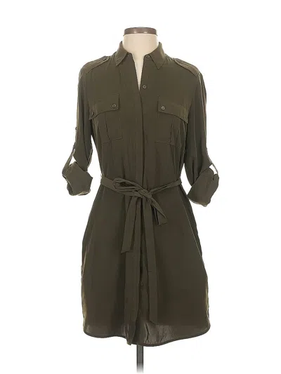 Pre-owned Express Casual Dress In Green
