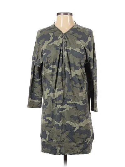 Pre-owned Express Casual Dress In Green