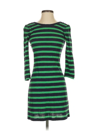Pre-owned Express Casual Dress In Green