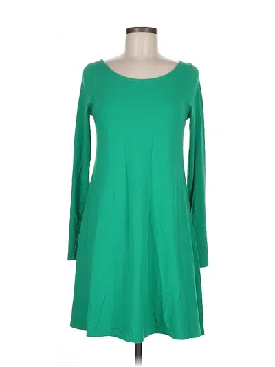 Pre-owned Express Casual Dress In Green