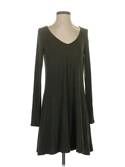 Pre-owned Express Casual Dress In Green