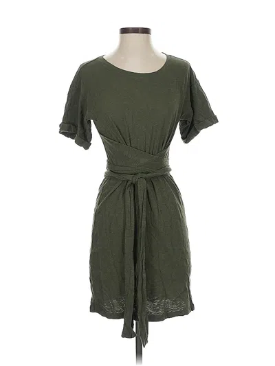 Pre-owned Express Casual Dress In Green