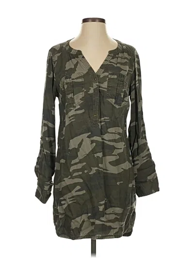Pre-owned Express Casual Dress In Green