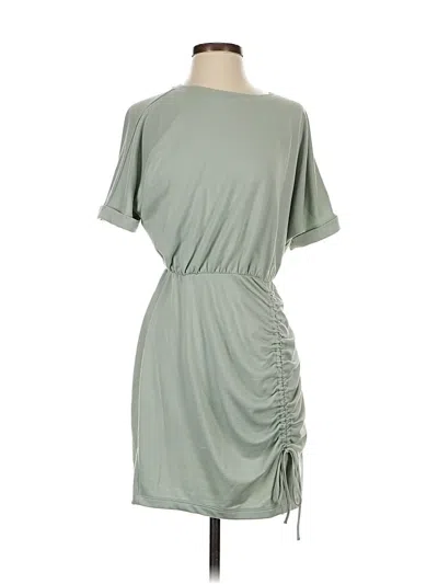 Pre-owned Express Casual Dress In Green