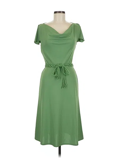Pre-owned Express Casual Dress In Green