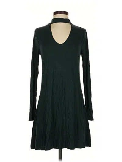 Pre-owned Express Casual Dress In Green