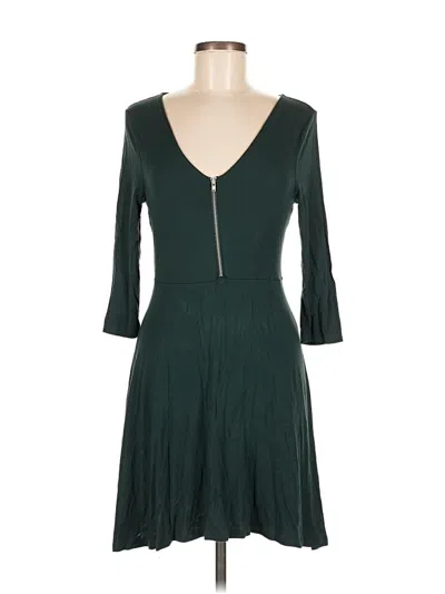 Pre-owned Express Casual Dress In Green