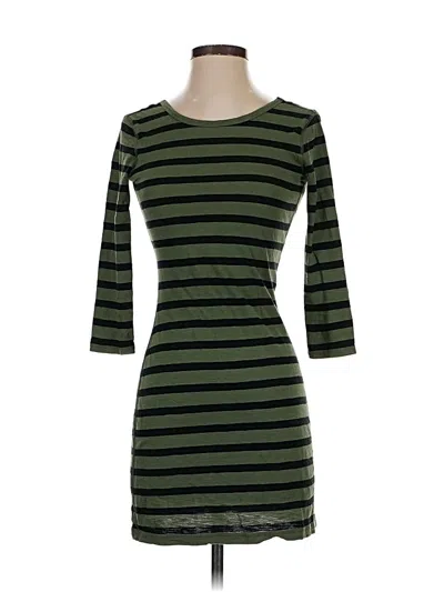 Pre-owned Express Casual Dress In Green