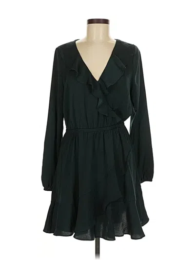 Pre-owned Express Casual Dress In Green