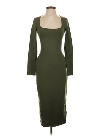 Pre-owned Express Casual Dress In Green