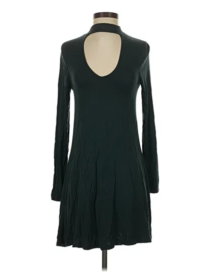 Pre-owned Express Casual Dress In Green