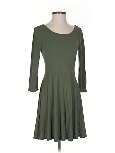 Pre-owned Express Casual Dress In Green