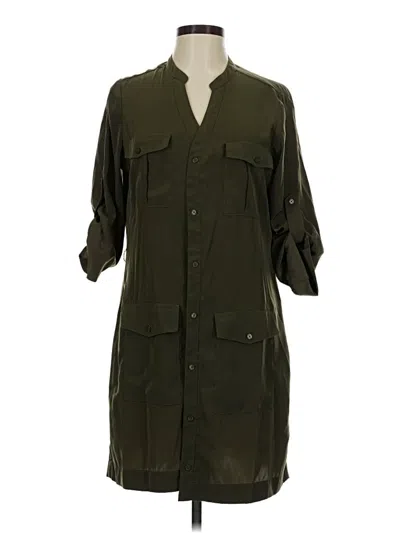 Pre-owned Express Casual Dress In Green