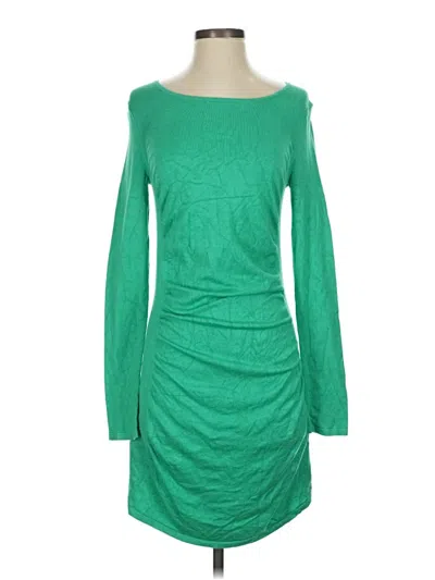 Pre-owned Express Casual Dress In Green