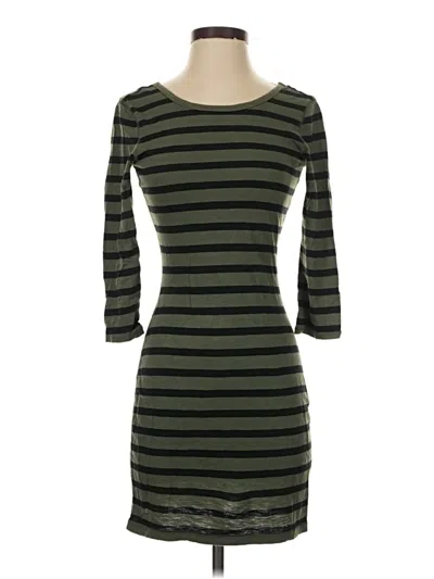 Pre-owned Express Casual Dress In Green